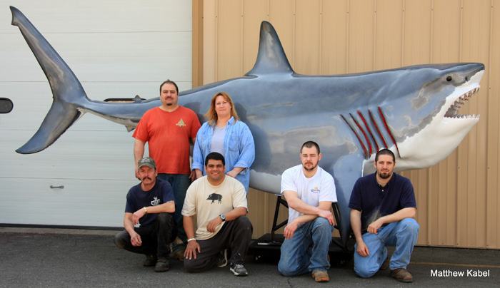 3500lb Great White Shark reconstruction